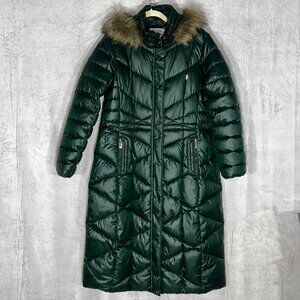 Liz Claiborne - Dark Green - Long Puffer Coat - L